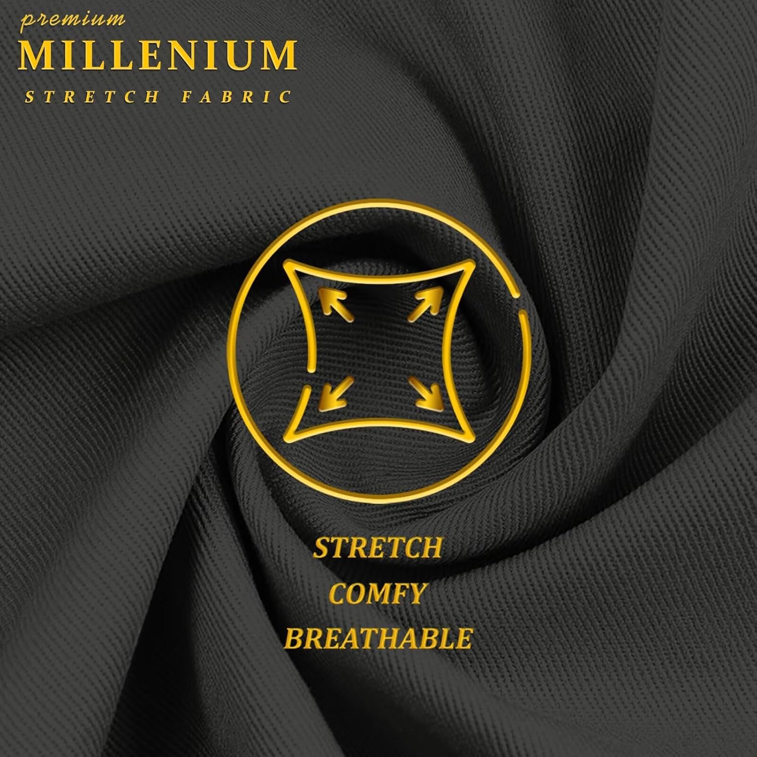 Hybrid & Company Womens Super Stretch Causal Pull On Millennium Twill Bermuda Shorts - Image 6