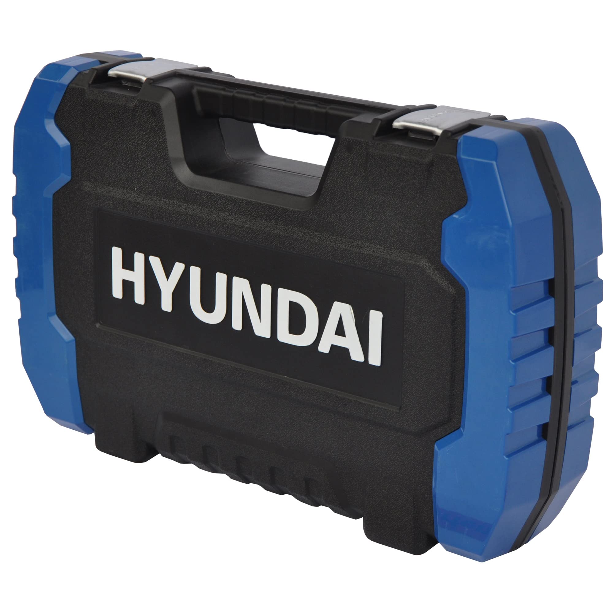HYUNDAI 3/8" Steckschlüsselset 59652, 29-tlg. 72 Zahn Knarren, CrV-Stahl, Werkzeugkoffer, Werkzeugset, Knarrenkasten
