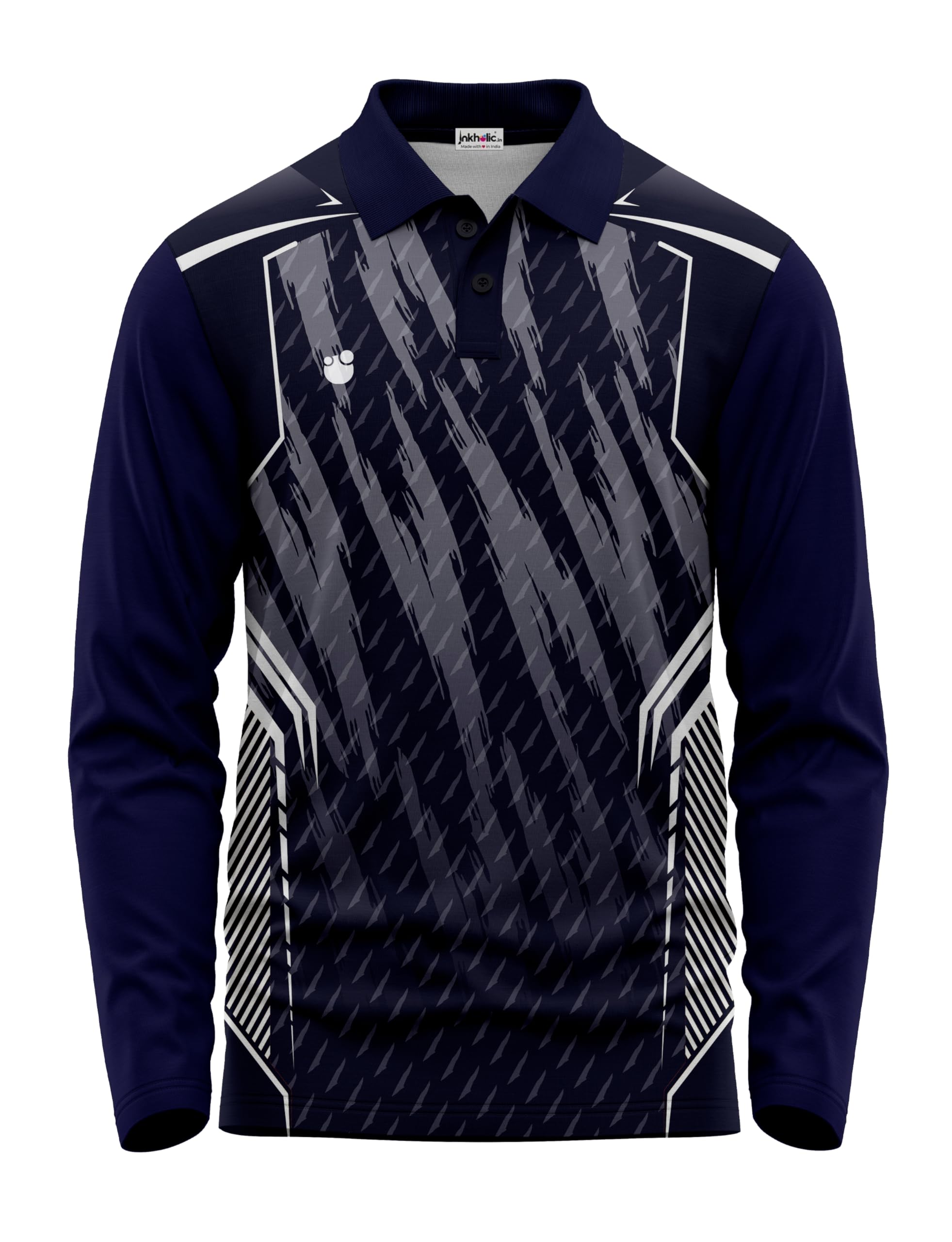 inkholic Men Collar Neck Full Sleeves Regular Fit Jersey In3800F-picture-41
