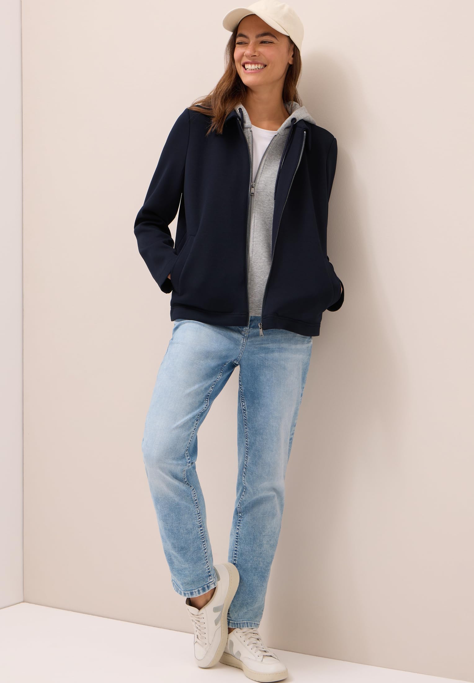 Cecil Damen Scuba Jacke mit Sweat-Inlay