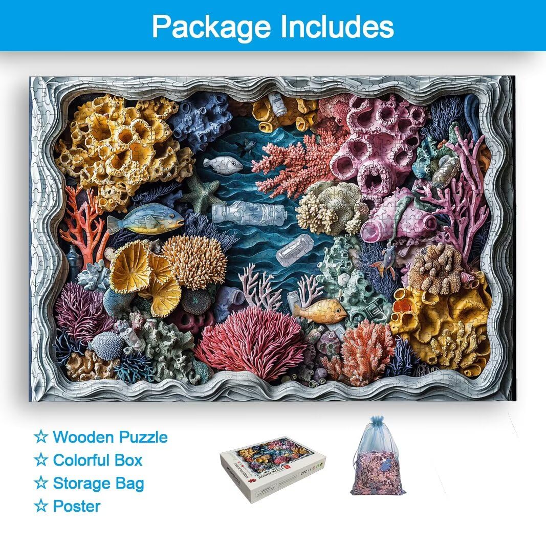 Puzzle Corallo, Puzzle 1000 Pezzi per Adulti, Regalo Donna/Uomo -2545
