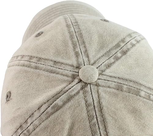 Miniatura 2 de HH HOFNEN Gorra de béisbol de algodón lavado para hombre y mujer, estilo clásico, ajustable, de perfil bajo, sombrero para papá