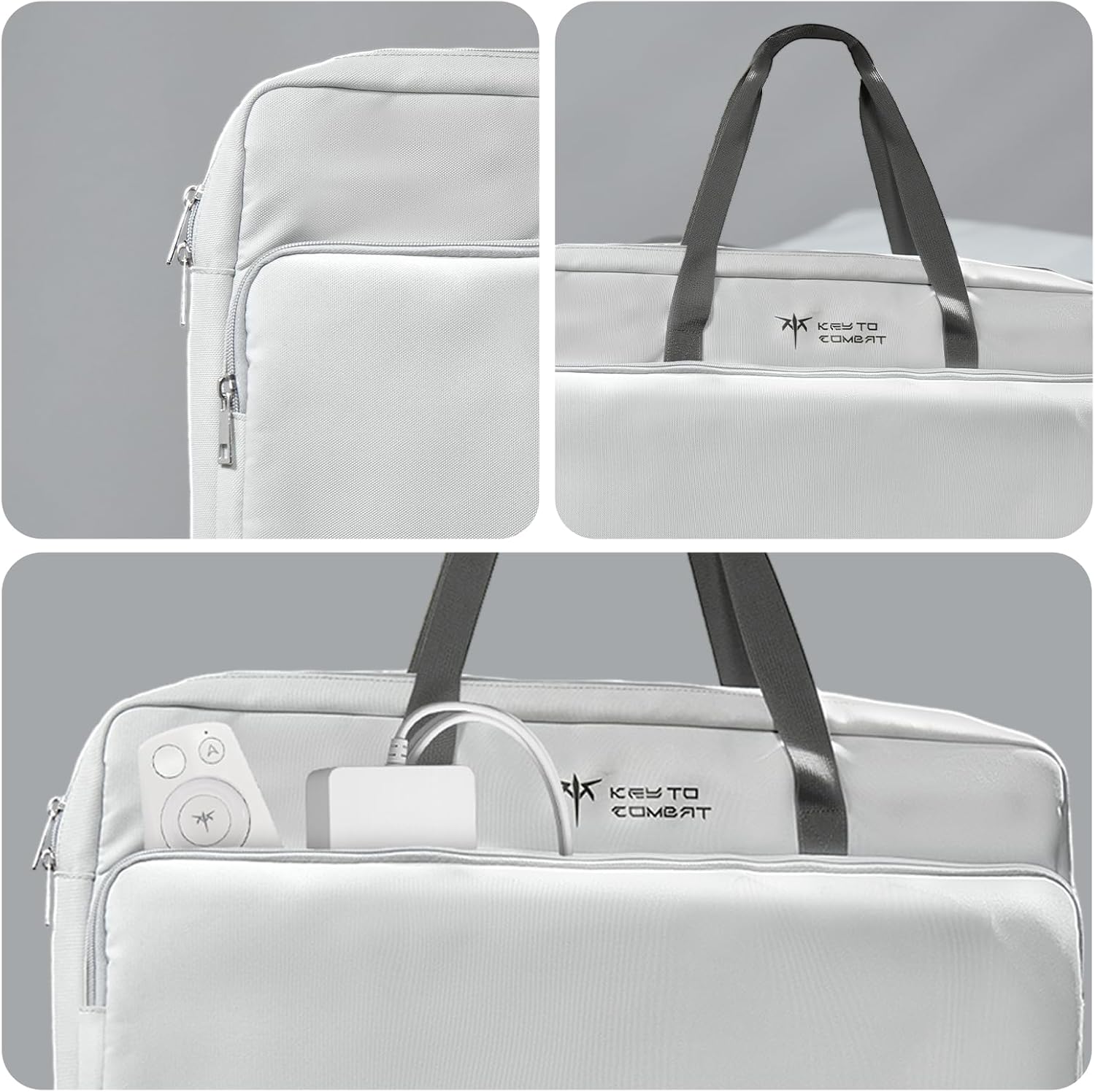 KTC Carrying Laptop Bag A25Q5 25 Inch Portable TV MeaPad Compatibility, Travel Laptop Tote Bag, Carry On Handle Case，Durable & Water-Repellent Fabric