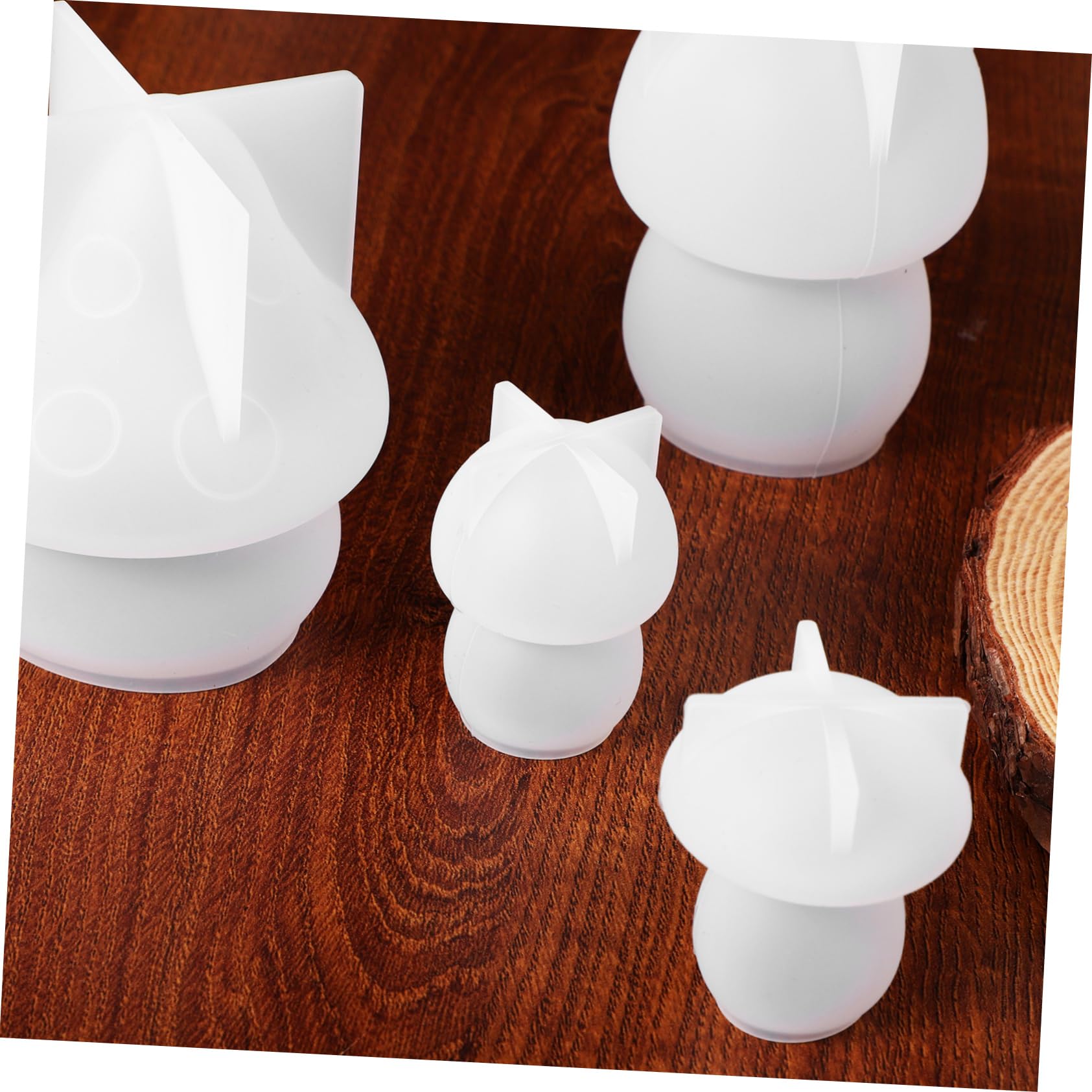 ARTIBETTER 2 Sätze Mushroom Jar Silikonform Diy Gießform Für Kleine Gläser Vielseitig Einsetzbar Aufbewahrungsbehälter Und Stilvolle Dekoration Für Zuhause 5 Stück * 2