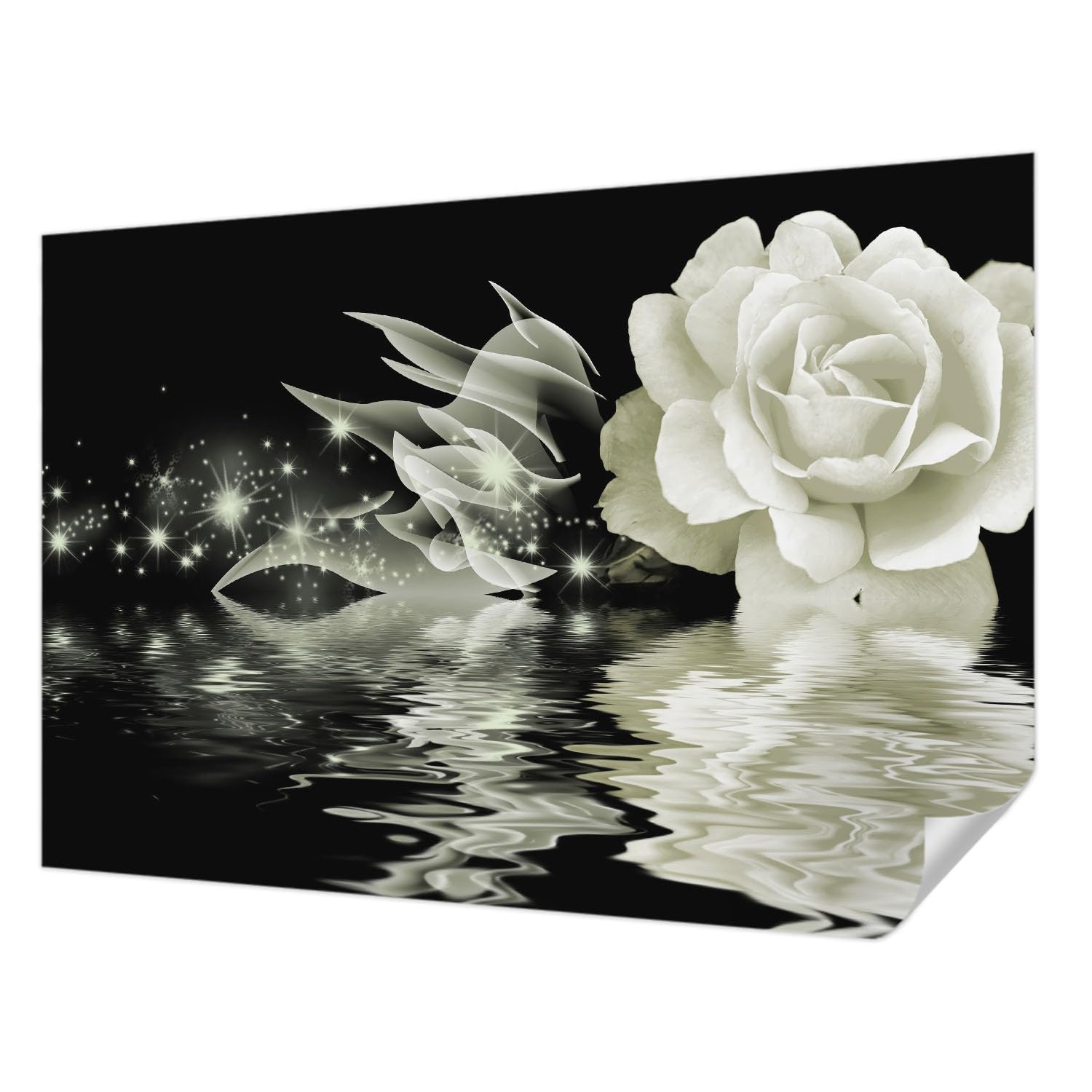 Revêtement mural autocollant rose 152x104 cm pour la chambre et le salon