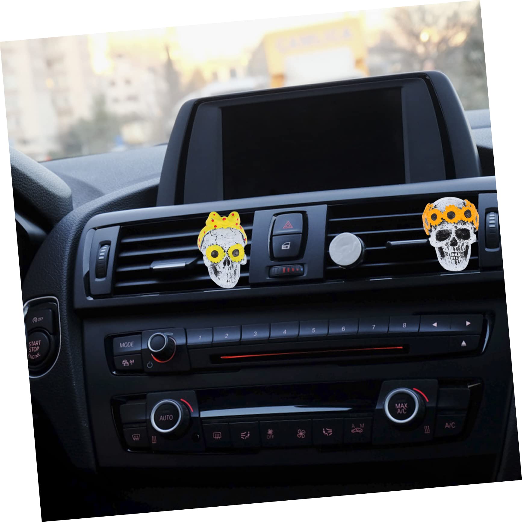 ibasenice 6sätze Aromatherapie Clip-set Für Auto Teiliges Set Mit Ghost-design Duftspender Für Auto-innenraum Dekoratives Zubehör Für Angenehme Atmosphäre Für Büro Und Bad