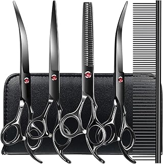 TINMARDA Dog Grooming Kit Review: Salon-Quality Shears at Home — product photo reviewed by The Curious Dog Owner