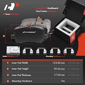 Daiページ. Amazon.com: A-Premium 10.83 inch(275mm) Front Drilled and