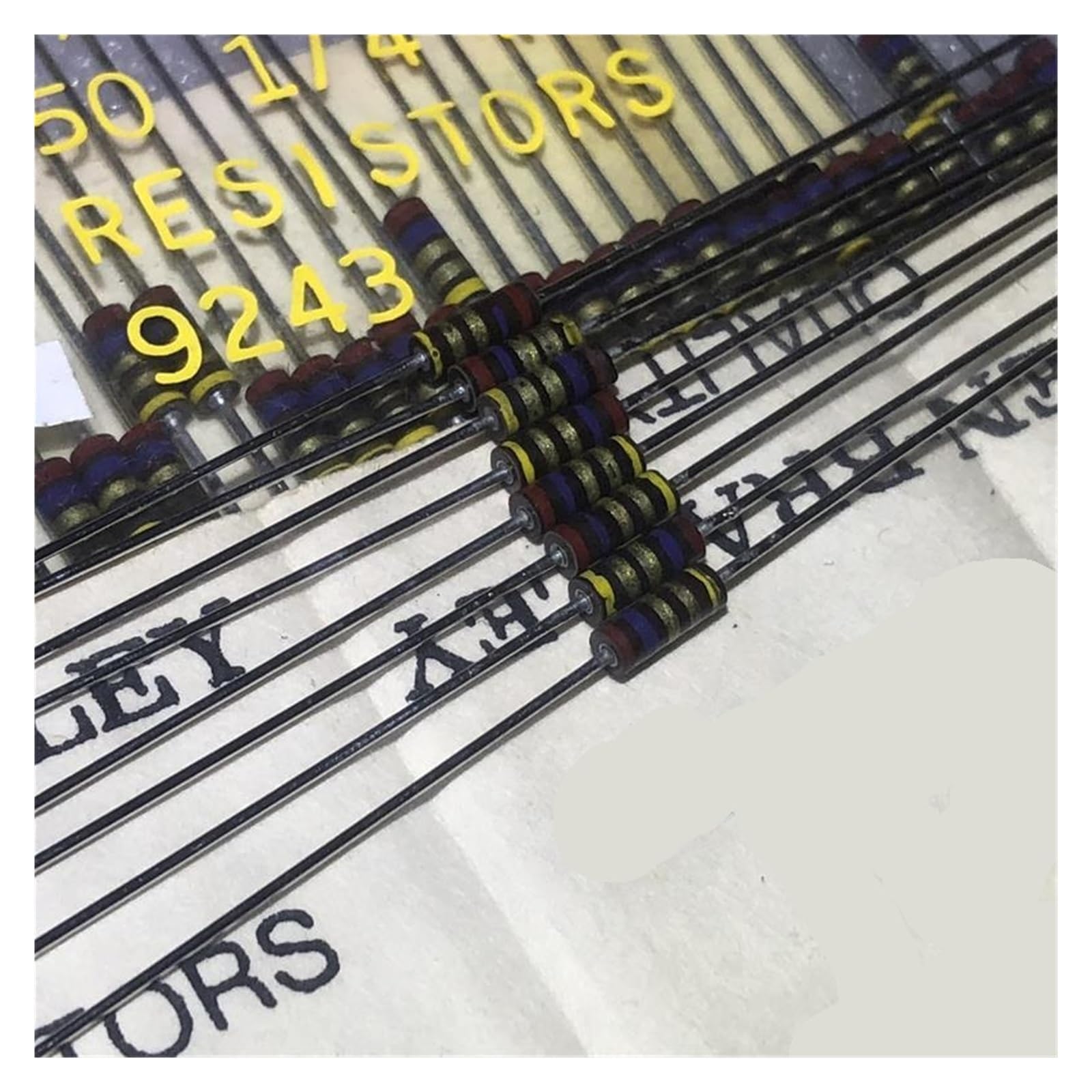 LEOTNNDQ 10pcs AB1/4W 2.7Rh audio resistors