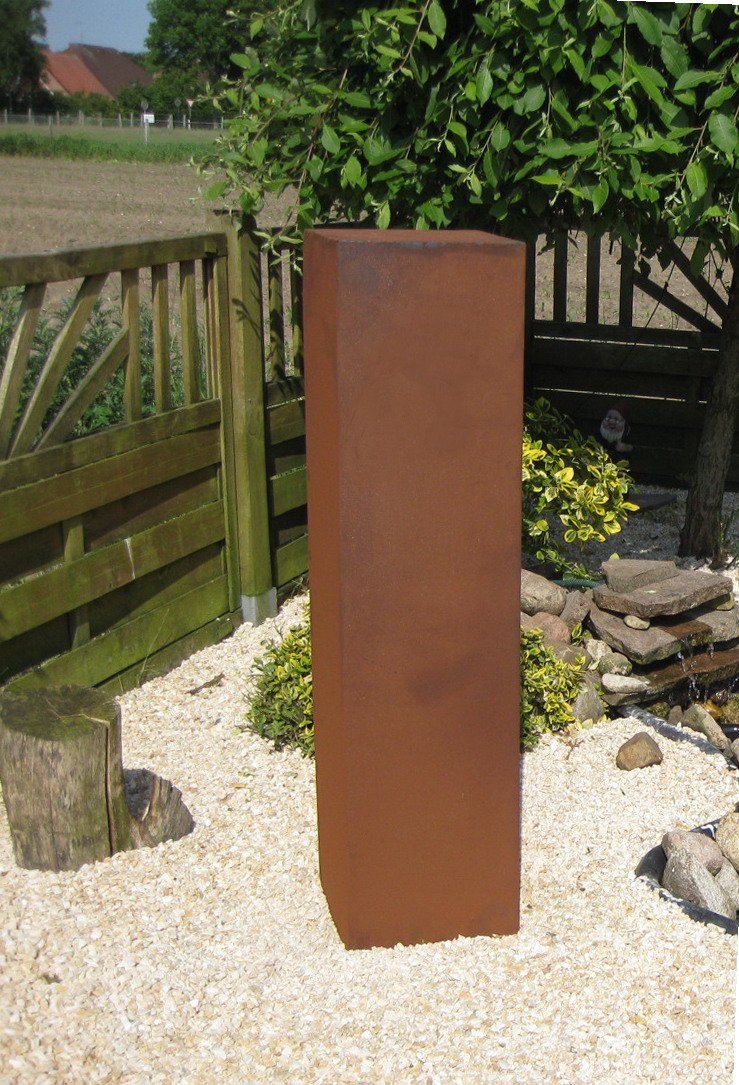 Generisch XL Rost Säule RS59 Gartensäulen Blumensäule Fackel Gartendeko …