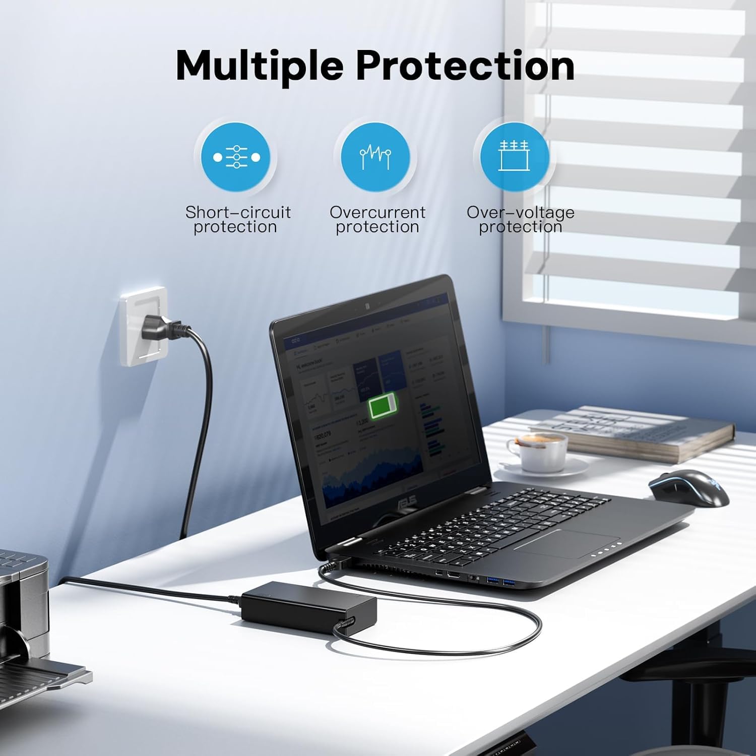 Slim Ladegerät USB Typ C 140W Kompatibel mit Lenovo ThinkPad T1g Gen 8 | für Lenovo AI P1 Gen7 Ultra 9 P16V Gen1 16 Zoll P16 Gen2 Mobile Workstation Slim Pro 7 9 Legion 9 9i 7 2-in-1 Laptop