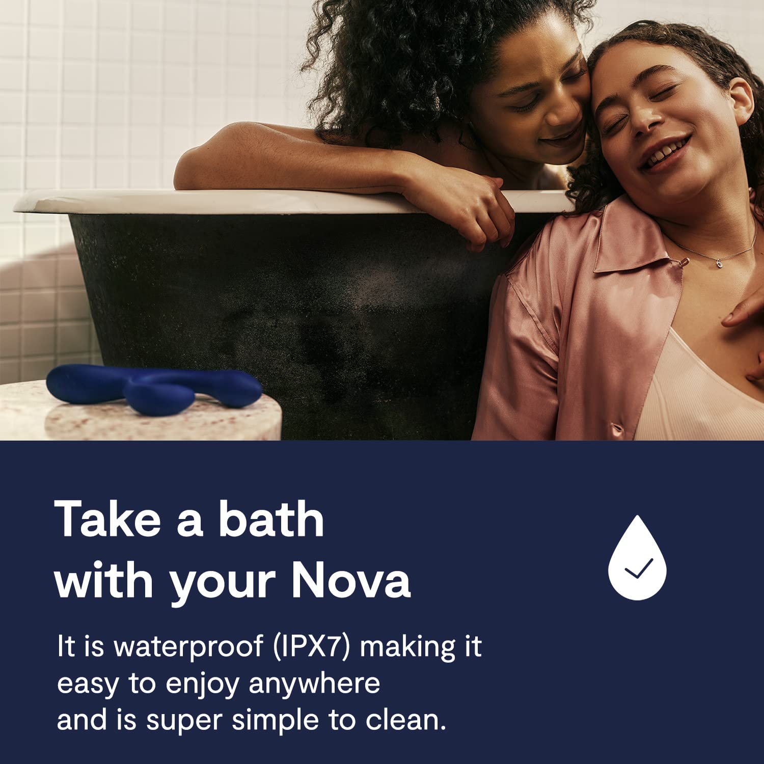 We-Vibe Nova 2 Conejito vibrador para mujeres - Juguete sexual vibrador para la estimulación del clítoris y el punto G - 10 modos de vibración - Control por app - Juguetes para parejas adultas