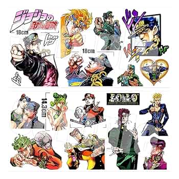 ジョジョの奇妙な冒険 ジョジョ ブチャラティ シール ステッカー BluR 希少 ジョジョの奇妙な冒険 ブローノ・ブチャラティ ステッカー