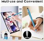 15 Stylus Styles Pack pour Ecrans tactiles Stylos Style Pen Compatible avec les tablettes de téléphone Kindle et Black Ink Ballpoint Pens-2 en 1 Stylistes stylos pour écrans tactiles