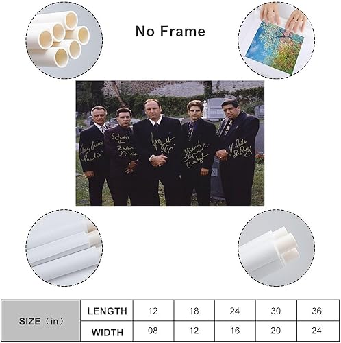 Miniatura 2 de Póster artístico fotográfico de actores sopranos con autógrafo, pinturas artísticas para pared, decoración del hogar, sala de estar, impresiones