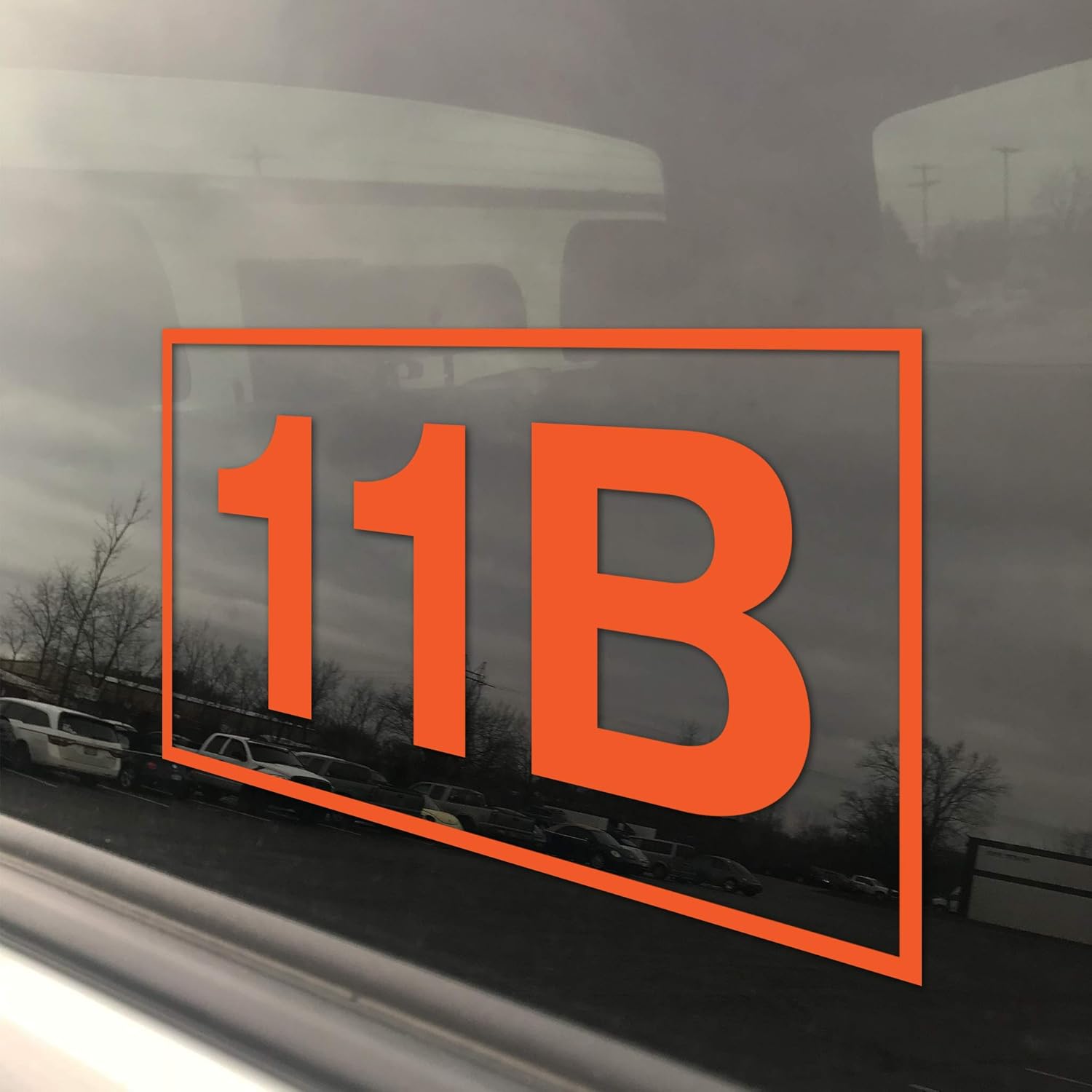 10-Pack Army MOS 11B Infantry Window Decal. Lifetime Replacement. 3" x 5" Heavy Duty Die Cut Vinyl Veteran Bumper Sticker. Rain, Fade and Scratch Resistant. (White)