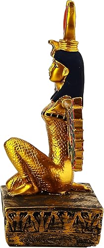 Miniatura 3 de La antigua estatua egipcia de Isis alas diosa de la fertilidad y también era conocida como la diosa de la maternidad, la magia, la muerte, la