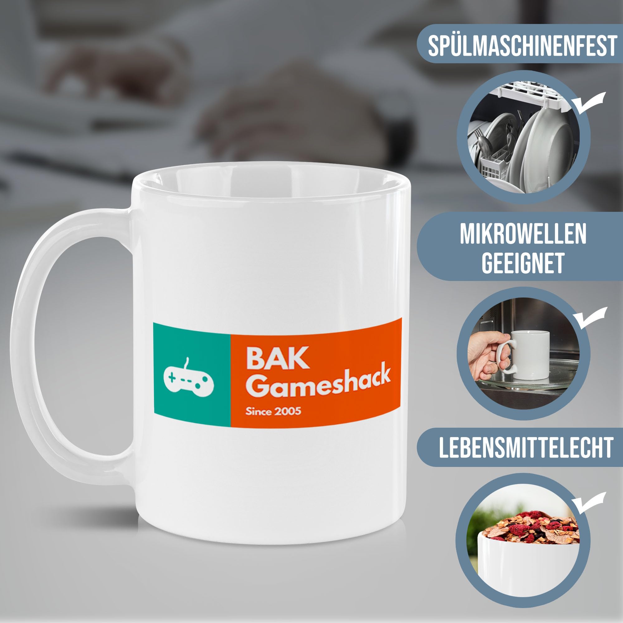 Tassendruck Firmen-Tassen 12 Stück mit eigenem Logo gestalten - Geschenke zum Firmenjubiläum, für Kollegen, Merchandise, B2B | Personalisierte Fotogeschenke, Weiß, 300 ml