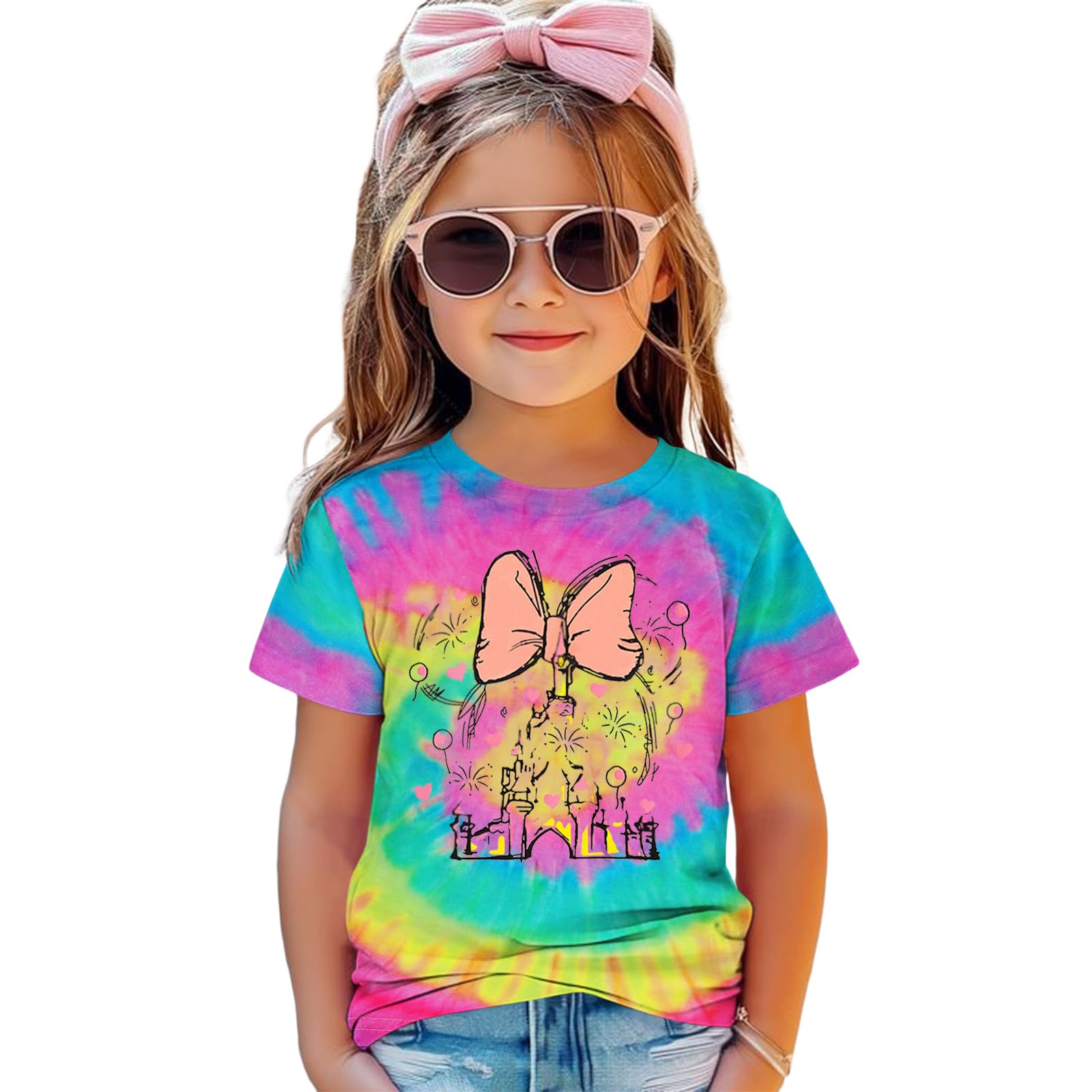 GLIGLITTR Magic Shirt for Toddler Baby Girls Magical Kingdom Tshirt Cute Castle Outfit Holiday Family Vacation Summer Tee Top