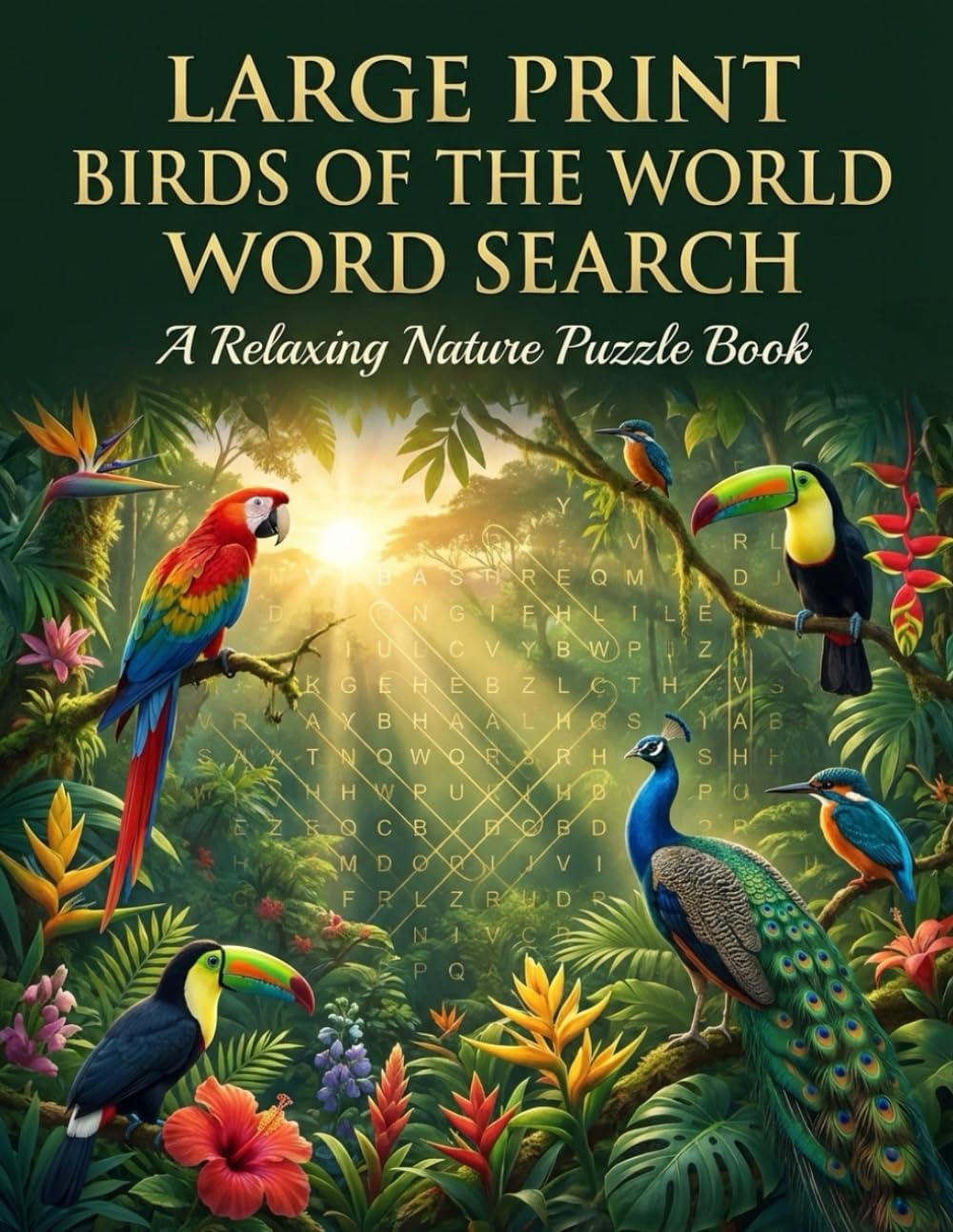 Large Print Birds of the World Word Search: A Relaxing Nature Puzzle Book