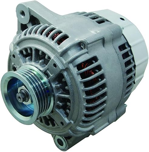 Piezas de OEG nuevo alternador compatible con Jaguar Vanden Plas XJ6 L6 4.0L 1993-1997, XJS L6 4.0L 1995-96, XJR L6 4.0L 1995-97 LNA-1800 DBC-6819,