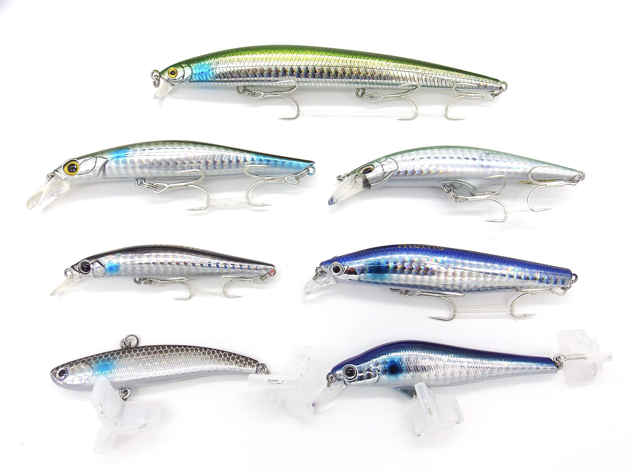 momolures - Specially selected lure set for Saltwater Bass fishing Minnow Topwater Popper Pencil Bait