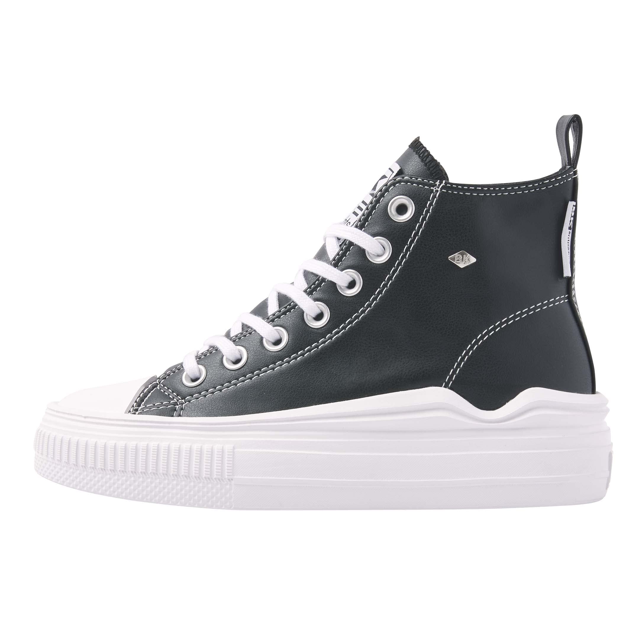 British Knights Women's Noir Sneakers Kaya Flow Mid