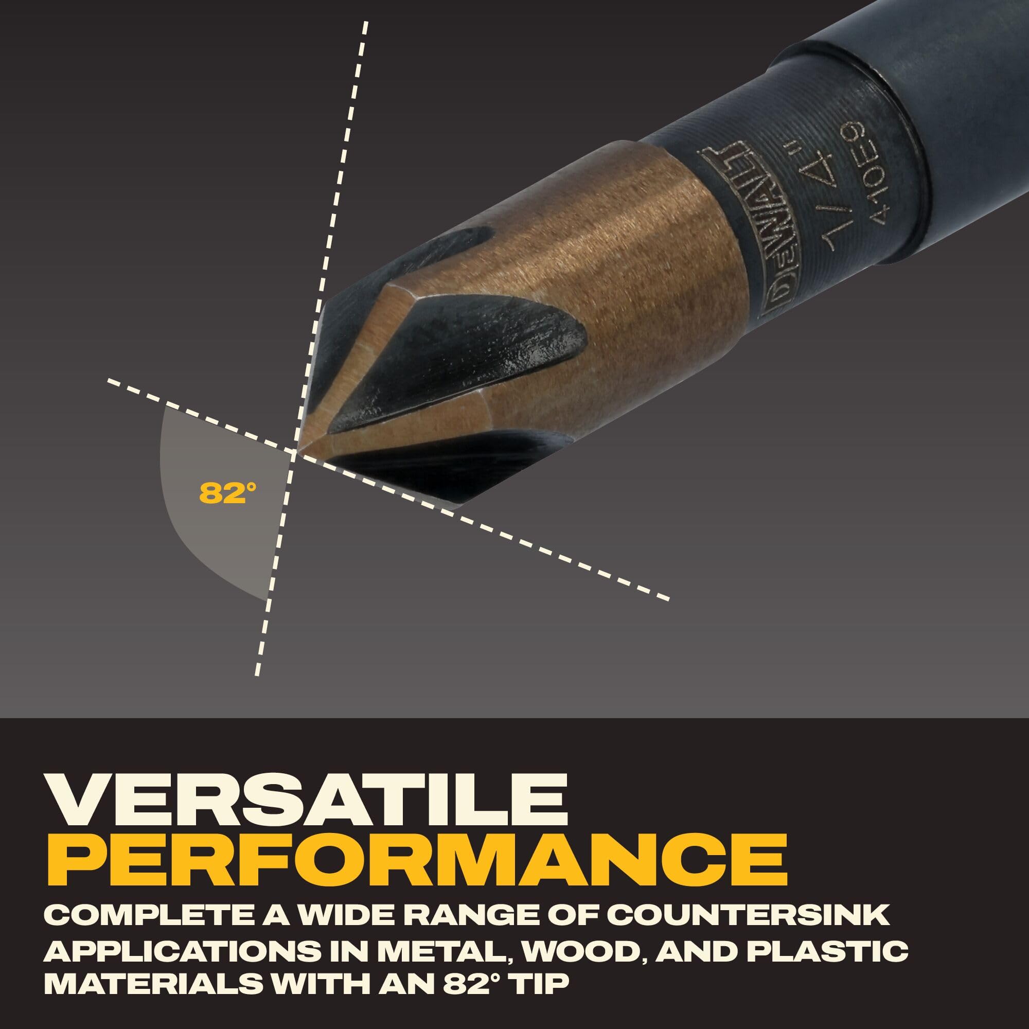 DEWALT Countersink Bit Set - 5 Piece -4