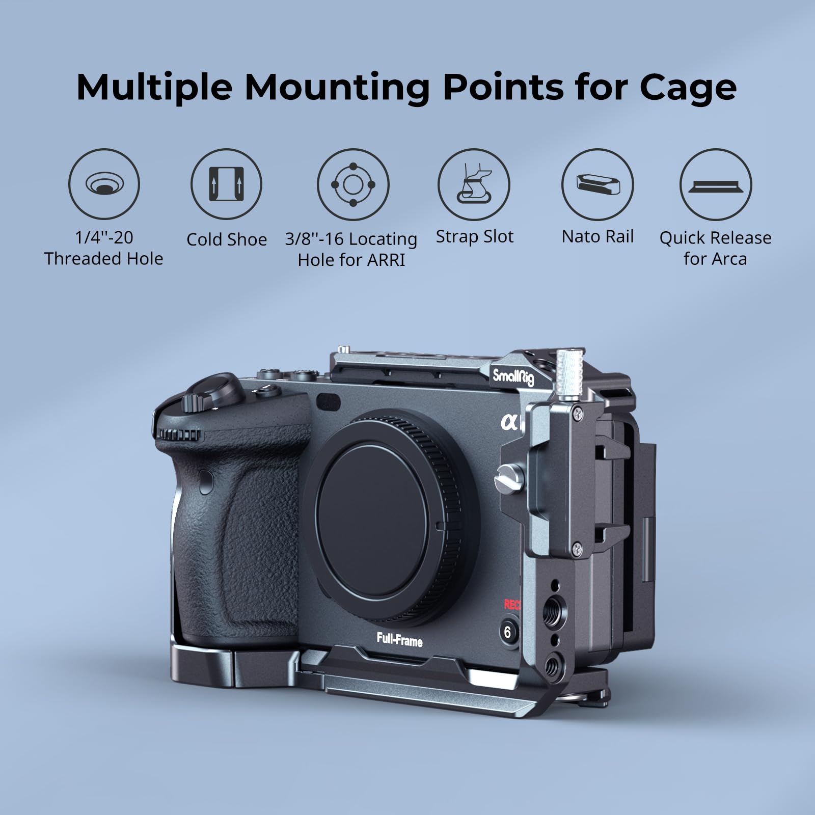 Amazon.co.jp: SmallRig 4184 Handheld Cage Kit for Sony FX30 / FX3