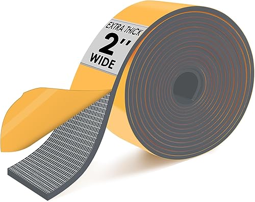 Vista 7 de TOHONFOO Envoltura de tubería - Cinta aislante de tubería de agua marrón para exteriores de 4 pulgadas x 15 pies, cinta térmica para líneas de CA