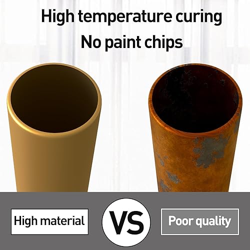 Miniatura 9 de Huhote Zapatero de metal de 4 niveles de malla de hierro dorado organizador de zapatos independiente estante de almacenamiento, estante de