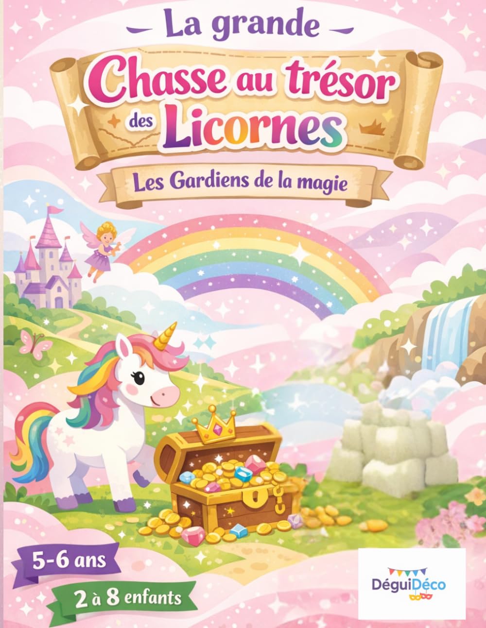 Chasse au Trésor Licornes – Les Gardiens de la Magie des Licornes 5-6 ans: Jeu anniversaire clé en main – activité immersive pour enfants