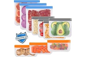 Lerine Snack Size Reusable Bags | Keep Food Fresh and Organized