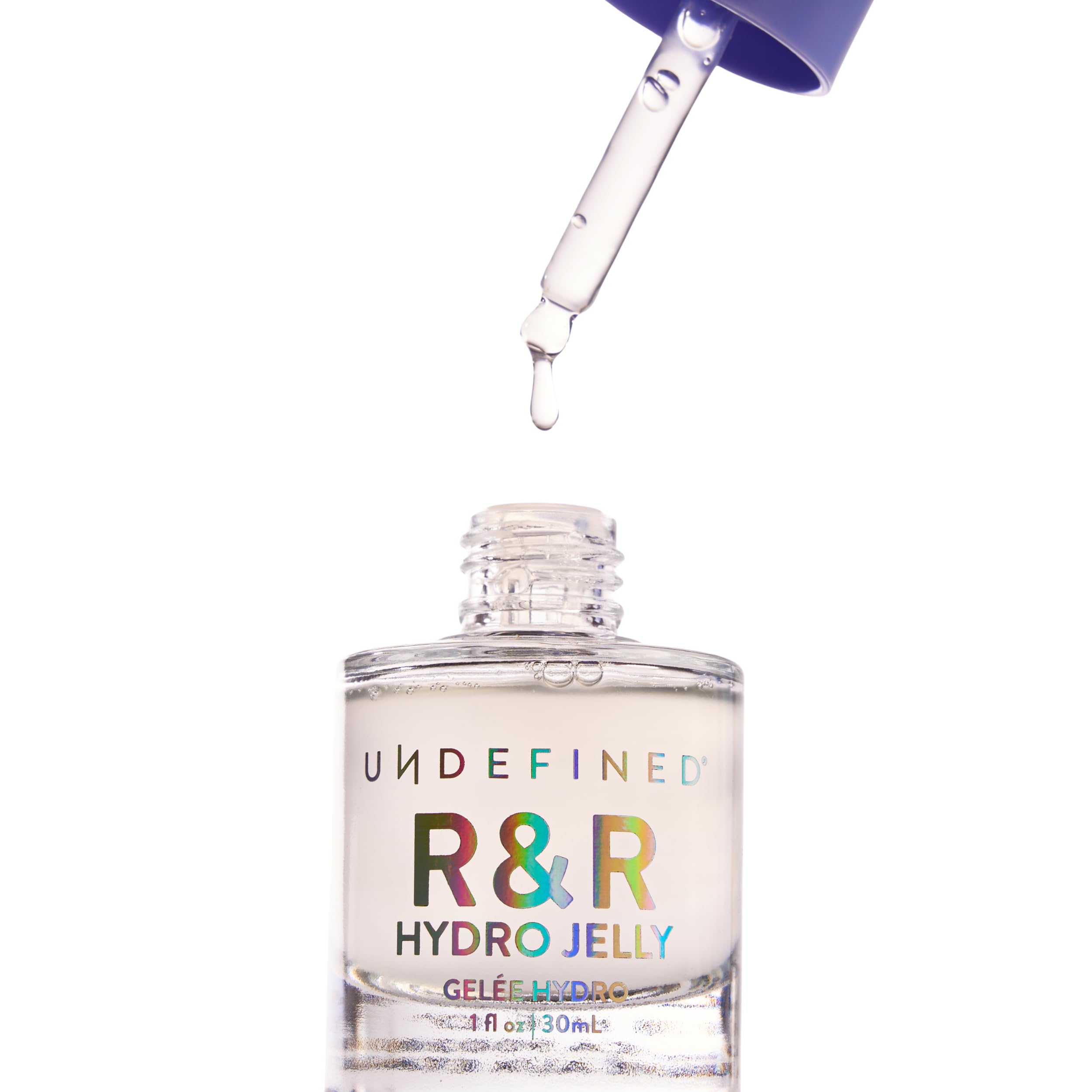 Undefined Beauty R&R Hydro Jelly Face + Eye Serum infused with Peptides, Hyaluronic Acid, Ashwagandha, Centella, Vegan Alternative to Snail Mucin for Dry Dehydrated Skin