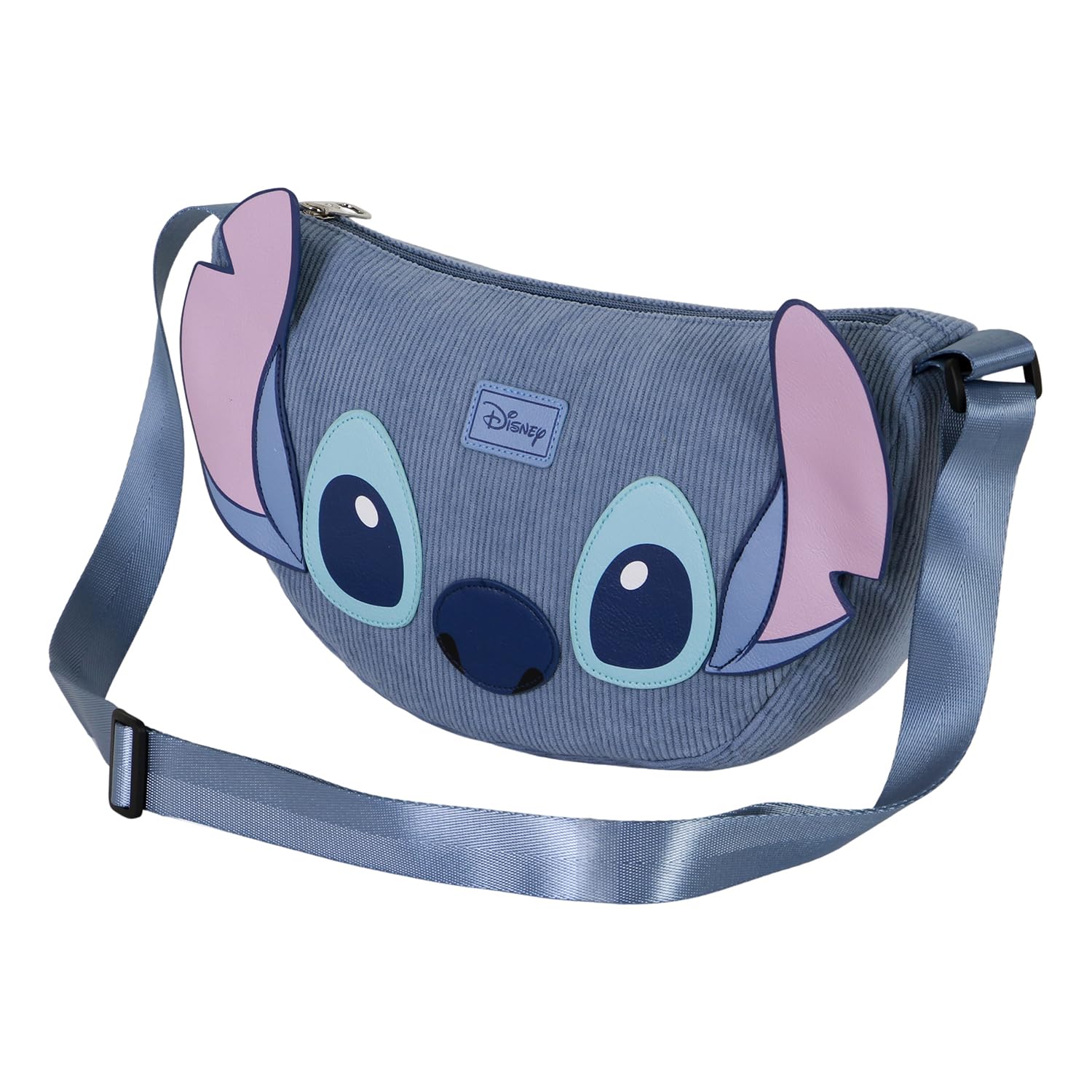 KARACTERMANIA Stitch Corduroy Shoulder Bag Blue/Merch