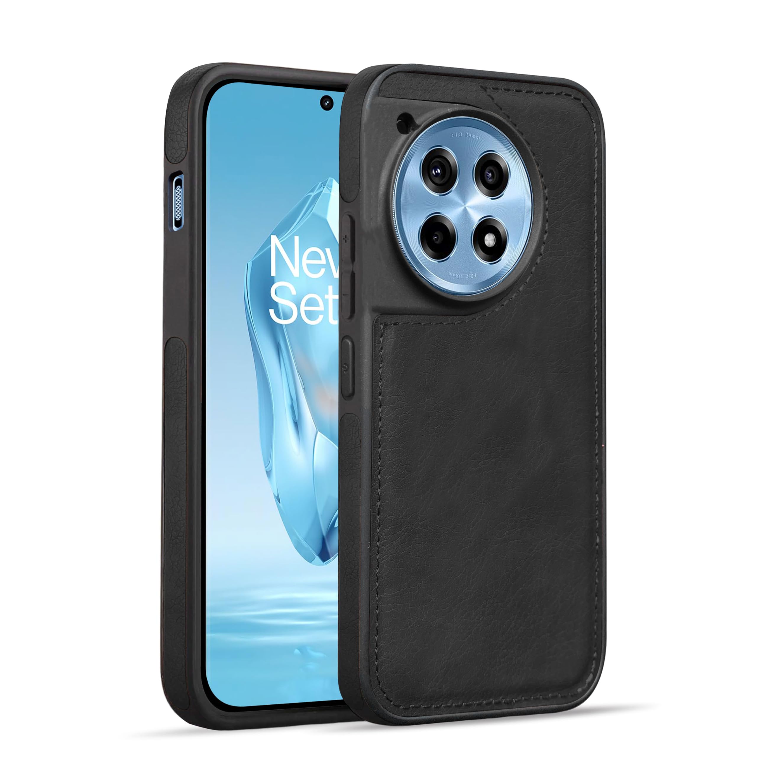 V-TAN Soft Leather case Back Cover Compatible with OnePlus 12R (Black) (B0D5MFS8PH) Amazon Price History, Amazon Price Tracker