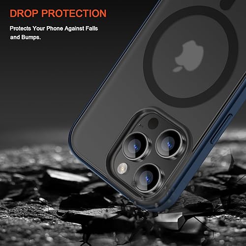 Miniatura 3 de TENDLIN Funda compatible con iPhone 13 Pro, translúcida mate, parte trasera dura con parachoques de silicona suave, cómoda funda (rosa)