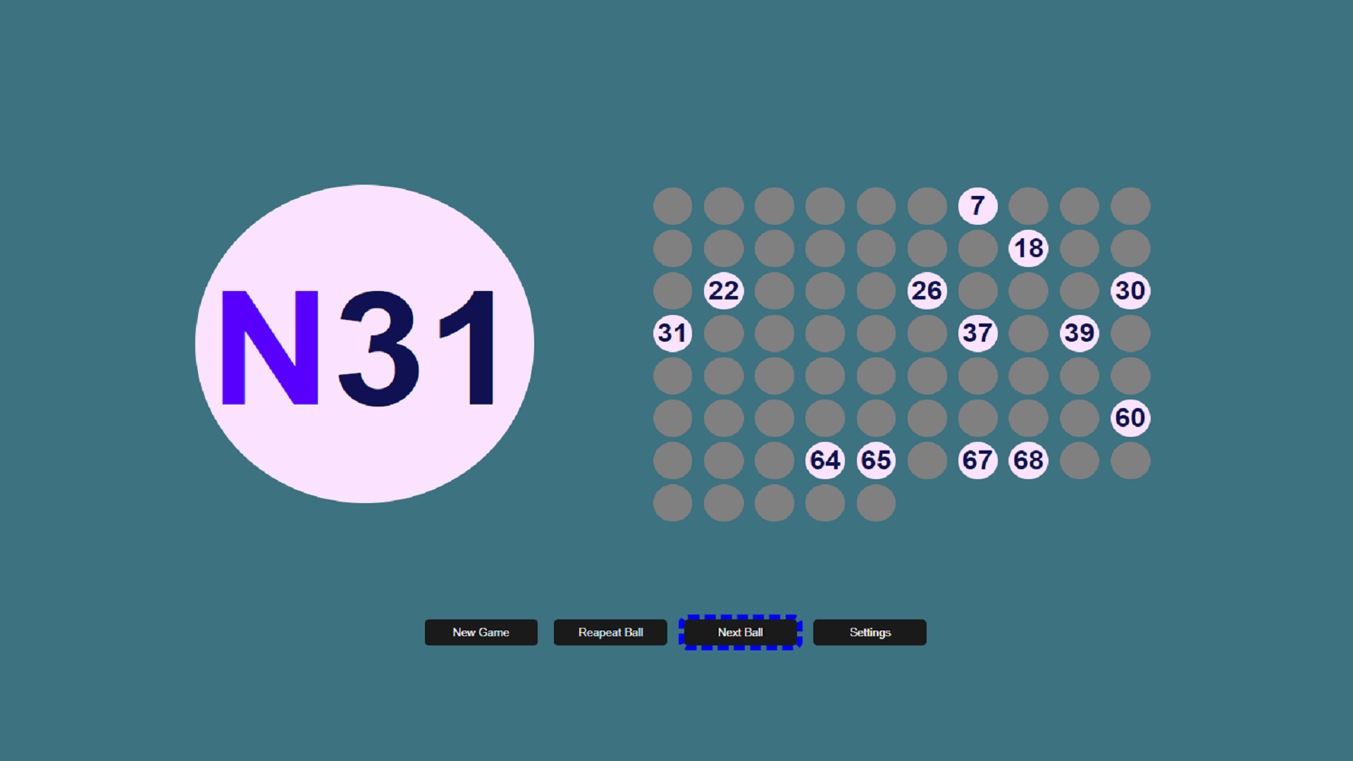 Simple Bingo Caller 2 (for groups) App on Amazon Appstore