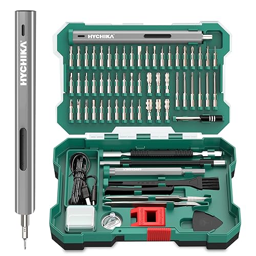 Bien choisir ses outils de bricolage sans se tromper 40 HYCHIKA Tournevis Electrique Precision Sans Fil, 67 en 1 Kit