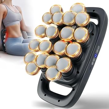20 Head Portable Massage Gun,3 Modes,30 Levels,Deep Tissue | 20 balls massage deep tissue,30 speed levels,58kg force,25mm depth,USB-C,1800mAh,handhold massager
