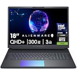 18-inch Area-51 Gaming Laptop - GeForce RTX 5080 16GB GDDR7 18" QHD&plus; 300Hz Intel Ultra 9 275HX AlienFX RGB Lighting Wi-Fi 7 Ai NPU Quad Fan Cooling&comma; Win 11PRO&lpar;32GB DDR5&comma; 2TB SSD&rpar;
