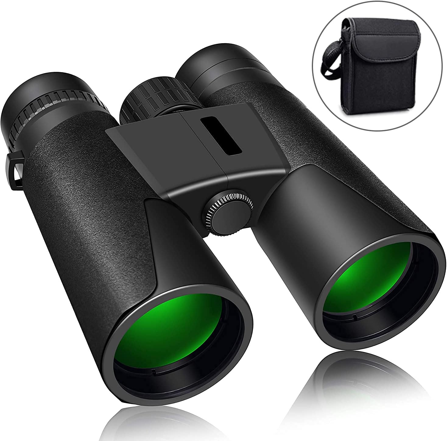12x42 High Power Binoculars Compact for Adults Bird Watching, Upworld HD Binocular Professional with BAK4 Prism, FMC Lens, Fogproof & Waterproof Great for Hunting Travel Concerts Sports Events
