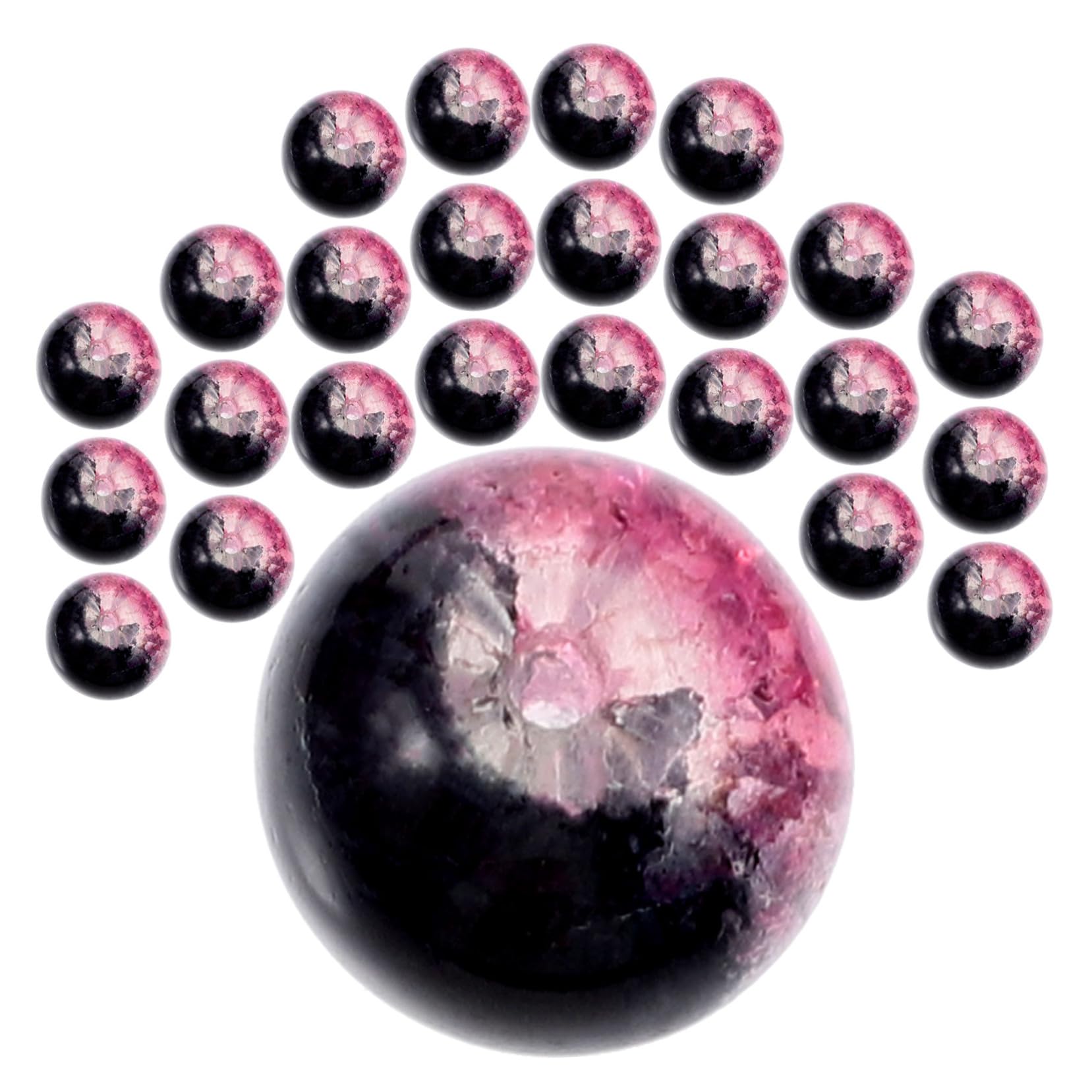 Angoily 750 Piezas Abalorios de Redondos para Pulseras DIY Manualidades Joyería Accesorios para Hacer Collares y Guirnaldas