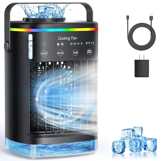 便携式空气冷却器个人冷风机 迷你蒸发式空调