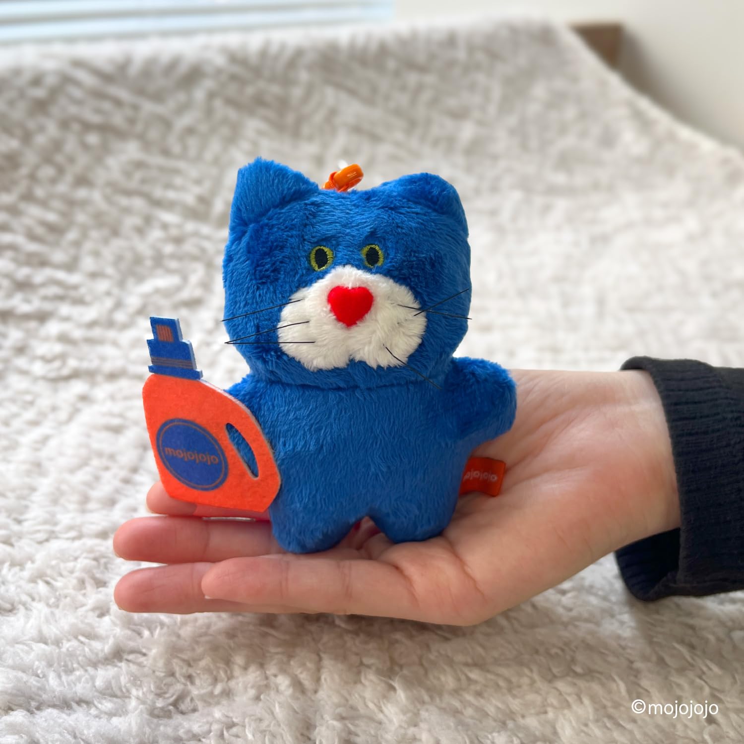 Amazon.co.jp: mojojojo ぬいぐるみ キーホルダー Blue (対象年齢6歳