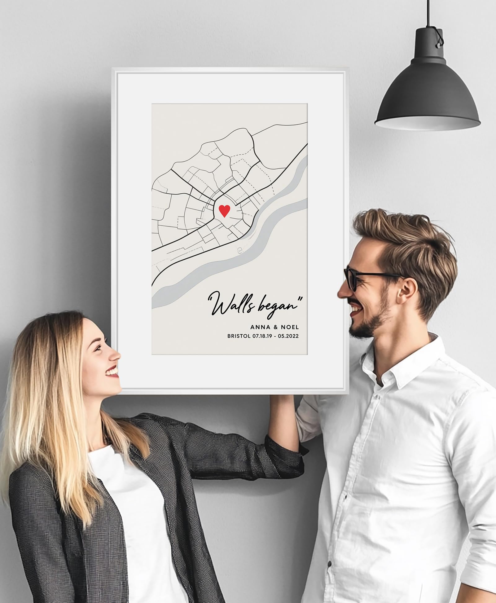 HIMEETIME® 3x Cornice per foto,30x40 cm,Alluminio Metallo argentata,Passepartout 20x20cm,Cornice 30x40 Grande per Foto Disegni,Solo per Espositore a Parete