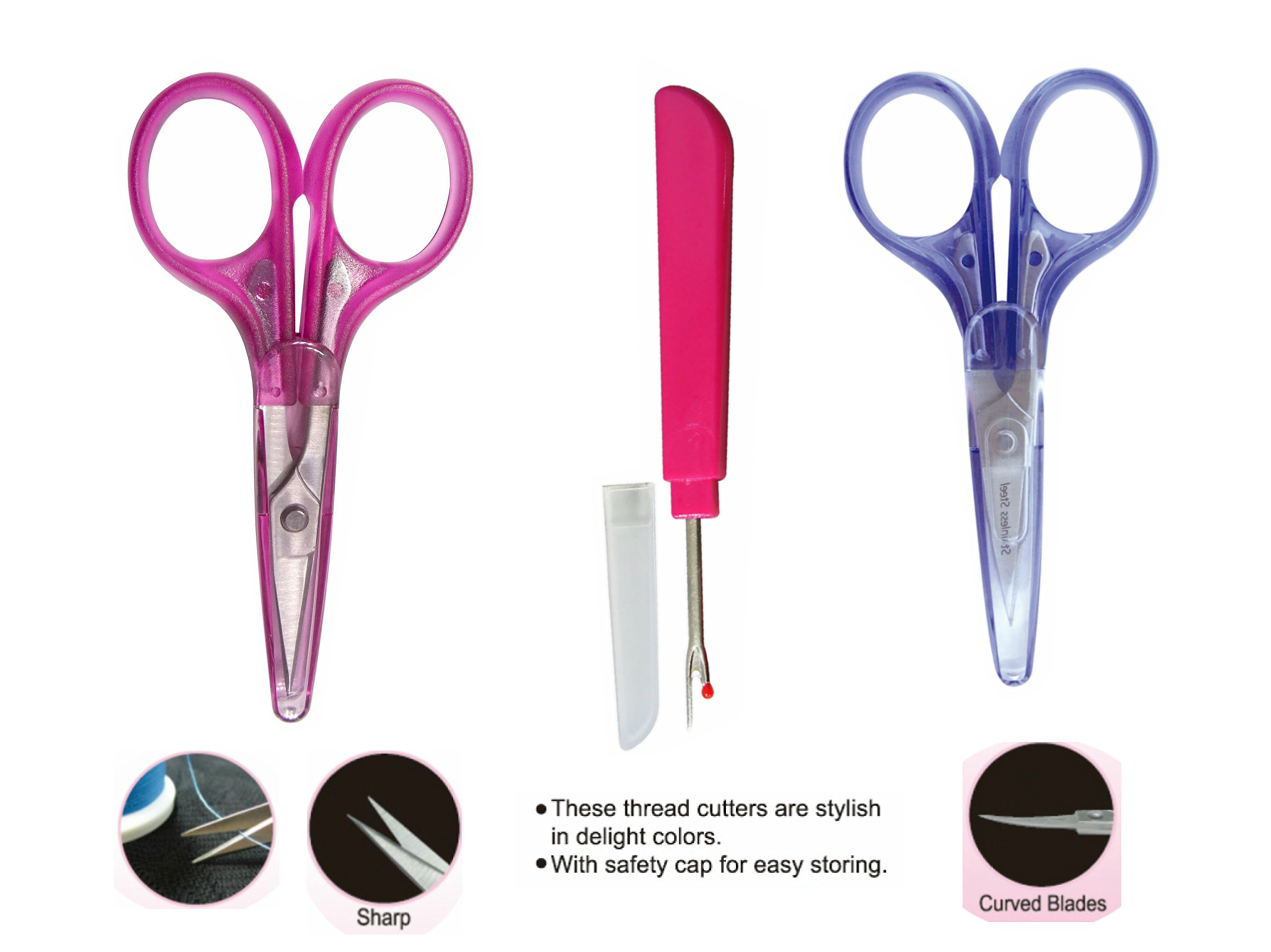 Buy 3in1 SHARPEST Precise Thread Cutting Scissors & Seam Ripper