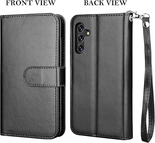 Miniatura 7 de Funda para Galaxy A13 5G, funda tipo cartera para Galaxy A13 5G, piel sintética Takfox 9 ranuras para tarjetas Soporte para tarjeta de crédito de