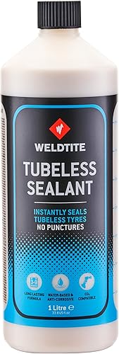 Sellador sin cámara - Sello líquido preventivo para neumáticos de bicicleta para todas las ruedas de bicicleta listas sin cámara - 1Ltr, 411391L