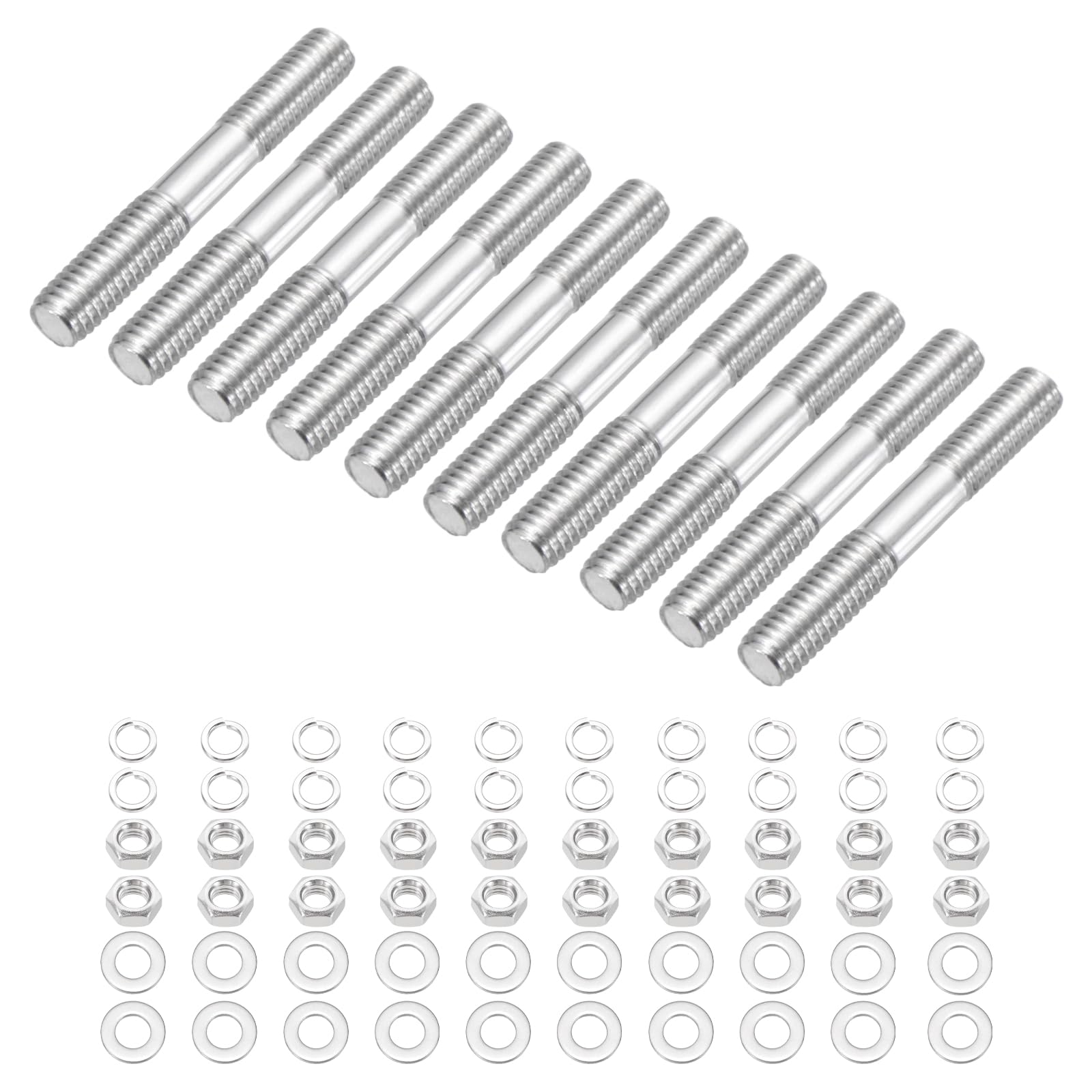Photo 1 of MECCANIXITY M5x40mm Double Ended Studs, 10 Set